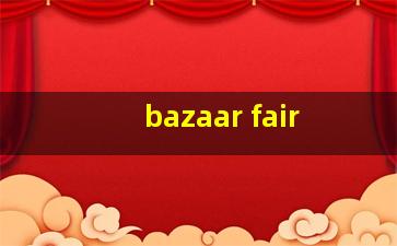 bazaar fair